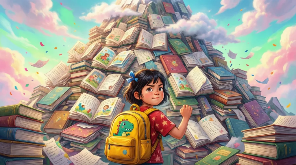 Homework is a mountain