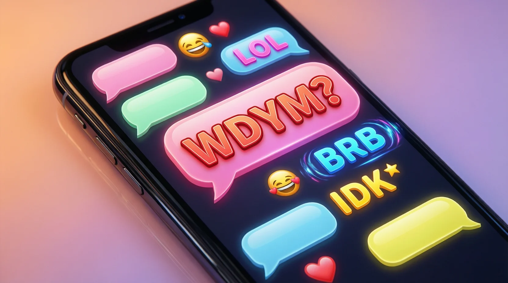WDYM meaning and chat abbreviations